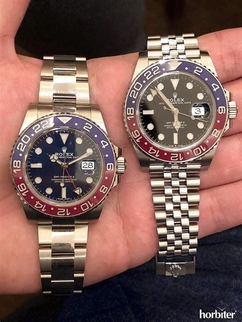 rolex gmt master vs master 2.